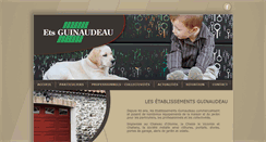 Desktop Screenshot of ets-guinaudeau.fr